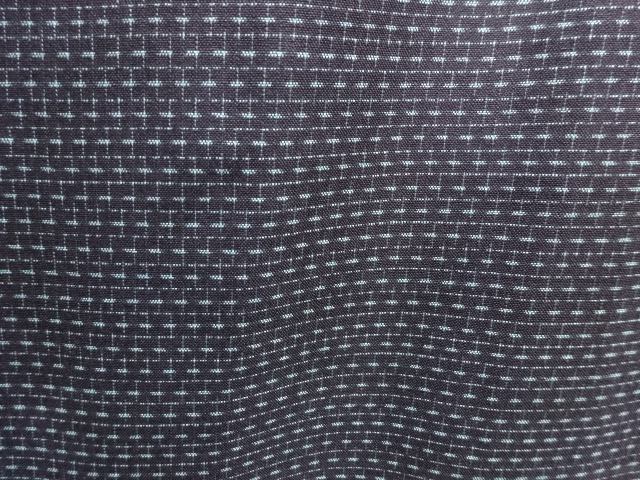  アンティーク　手織り紬男物着物アンサンブル